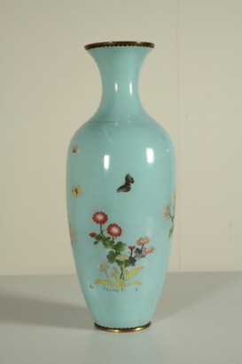 antiquités, cadeaux, céramique, Japon, époque Meiji (1868-1912), vases cloisonnés, #antiquariato, #oggettistica, #dimanoinmano