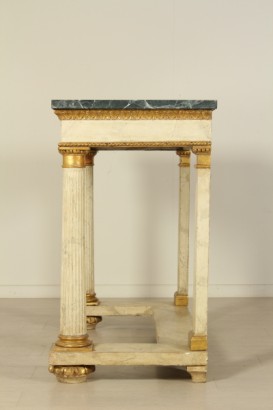 Consol, lacado, Imperio, 800, hecho en Italia, #antiquariato, #consolle, #dimanoinmano