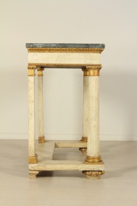 Consol, lacado, Imperio, 800, hecho en Italia, #antiquariato, #consolle, #dimanoinmano