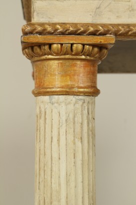 Consol, lacado, Imperio, 800, hecho en Italia, #antiquariato, #consolle, #dimanoinmano