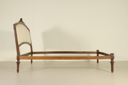 Cama marco, cama doble, neioclassico, 800, nogal, hecha en Italia, #antiquariato, #letti, #dimanoinmano