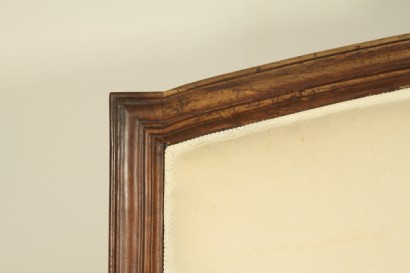 Cama marco, cama doble, neioclassico, 800, nogal, hecha en Italia, #antiquariato, #letti, #dimanoinmano