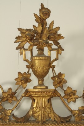 neoklassische Spiegel, 800, geschnitzt Holz, vergoldet, hergestellt in Italien, #antiquariato, #specchi, #cornici, #dimanoinmano