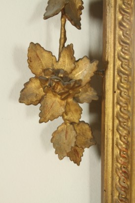 neoklassische Spiegel, 800, geschnitzt Holz, vergoldet, hergestellt in Italien, #antiquariato, #specchi, #cornici, #dimanoinmano