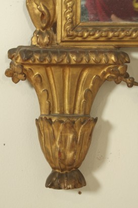 neoklassische Spiegel, 800, geschnitzt Holz, vergoldet, hergestellt in Italien, #antiquariato, #specchi, #cornici, #dimanoinmano