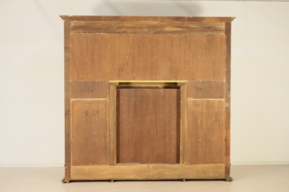 Bibliothek, Neo-Renaissance, 900, furnierte Holz, Nussbaum, hergestellt in Italien, #bottega, #mobiliinstile, #dimanoinmano