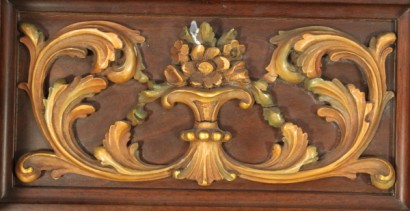 Bibliothek, Neo-Renaissance, 900, furnierte Holz, Nussbaum, hergestellt in Italien, #bottega, #mobiliinstile, #dimanoinmano