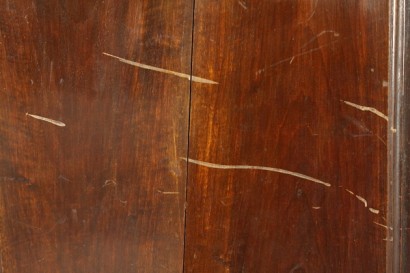 Schrank, 900, furniert Holz, Nussbaum, machte in Italien, #bottega, #neorinascimento, #dimanoinmano