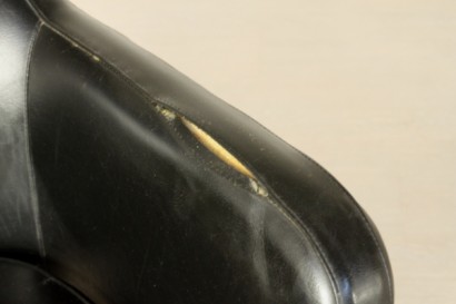 Stühle, arflex, 50er, 60er, Polsterung, Kunstleder, verchromtes Metall, #modern, #Stühle, # {* $ 0 $ *}