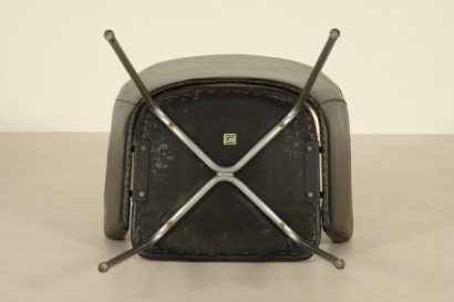 Stühle, arflex, 50er, 60er, Polsterung, Kunstleder, Metall verchromt, #modern, #Stühle, # {* $ 0 $ *}