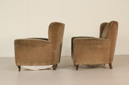 Sessel, hergestellt in Italien, samt, #modernariato, #poltrone, #dimanoinmano