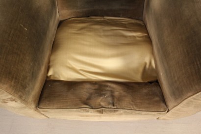 Sessel, hergestellt in Italien, samt, #modernariato, #poltrone, #dimanoinmano