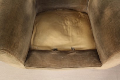 Sessel, hergestellt in Italien, samt, #modernariato, #poltrone, #dimanoinmano