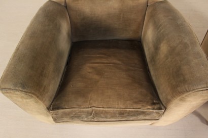 Sessel, hergestellt in Italien, samt, #modernariato, #poltrone, #dimanoinmano