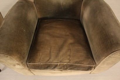 Sessel, hergestellt in Italien, samt, #modernariato, #poltrone, #dimanoinmano