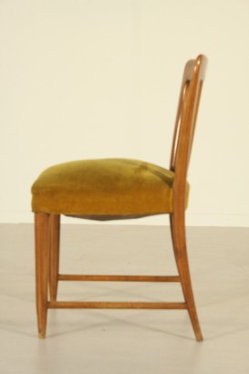 Stühle, 50 Jahre, hergestellt in Italien, Kirschblüten, samt, #modernariato, #sedie, #dimanoinmano