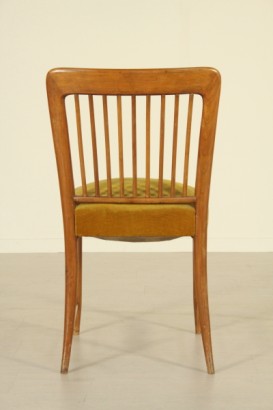 Stühle, 50 Jahre, hergestellt in Italien, Kirschblüten, samt, #modernariato, #sedie, #dimanoinmano