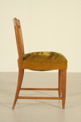 Stühle, 50 Jahre, hergestellt in Italien, Kirschblüten, samt, #modernariato, #sedie, #dimanoinmano