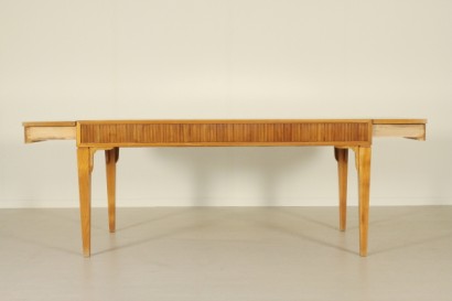 Tisch, furnierte 50Jahren hergestellt in Italien, Holz, Massivholz, Kirsche, #modernariato, #tavoli, #dimanoinmano