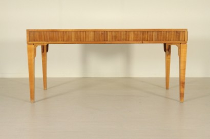 Tisch, furnierte 50Jahren hergestellt in Italien, Holz, Massivholz, Kirsche, #modernariato, #tavoli, #dimanoinmano