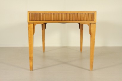 Tisch, furnierte 50Jahren hergestellt in Italien, Holz, Massivholz, Kirsche, #modernariato, #tavoli, #dimanoinmano