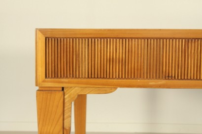 Tisch, furnierte 50Jahren hergestellt in Italien, Holz, Massivholz, Kirsche, #modernariato, #tavoli, #dimanoinmano