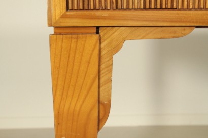 Tisch, furnierte 50Jahren hergestellt in Italien, Holz, Massivholz, Kirsche, #modernariato, #tavoli, #dimanoinmano