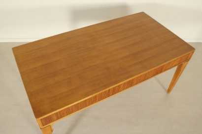 Tisch, furnierte 50Jahren hergestellt in Italien, Holz, Massivholz, Kirsche, #modernariato, #tavoli, #dimanoinmano