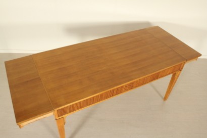 Tisch, furnierte 50Jahren hergestellt in Italien, Holz, Massivholz, Kirsche, #modernariato, #tavoli, #dimanoinmano