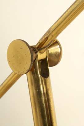 Lampe, 50 Jahre, hergestellt in Italien, Messing, Aluminium, Marmor, #modernariato, #illuminazione, #dimanoinmano