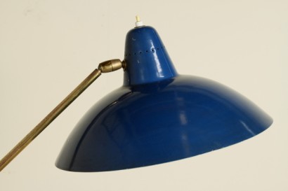 Lampe, 50 Jahre, hergestellt in Italien, Messing, Aluminium, Marmor, #modernariato, #illuminazione, #dimanoinmano