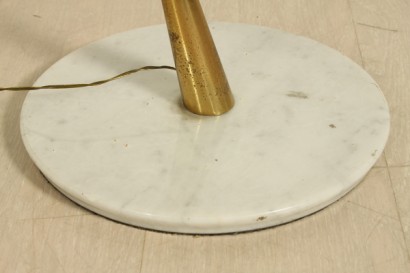 Lampe, 50 Jahre, hergestellt in Italien, Messing, Aluminium, Marmor, #modernariato, #illuminazione, #dimanoinmano