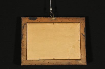 Gouache, Papier, Berge, Comer See, Villa Carlotta, 800, #arte, #pitturaantica, #dimanoinmano