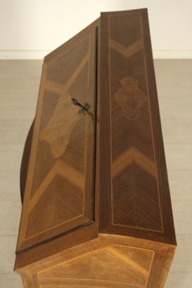 Klappe, 900, hergestellt in Italien, Mahagoni, Holz furniert, #bottega, #mobiliinstile, #dimanoinmano