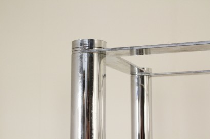 Bibliothek, hergestellt in Italien, Glas, Metall Rauch, #mobilio, #modernariato, #dimanoinmano