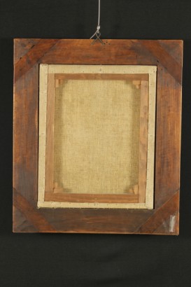 pittura antica di arte, italia, salvator mundi, del 700, reintelato, restaurato