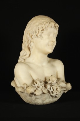 Busto di giovane fanciulla