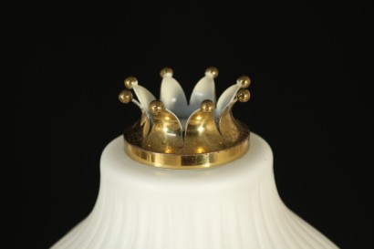 lampadario, anni 50, arredoluce, ottone, #modernariato, #illuminazione, #dimanoinmano