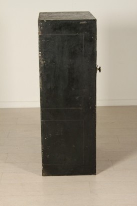 coffre-fort, fer, laiton, 800, faite en Italie, #antiquariato, #altrimobili, #dimanoinmano