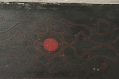 coffre-fort, fer, laiton, 800, faite en Italie, #antiquariato, #altrimobili, #dimanoinmano