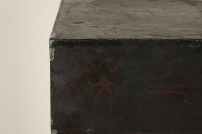 coffre-fort, fer, laiton, 800, faite en Italie, #antiquariato, #altrimobili, #dimanoinmano