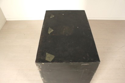 coffre-fort, fer, laiton, 800, faite en Italie, #antiquariato, #altrimobili, #dimanoinmano