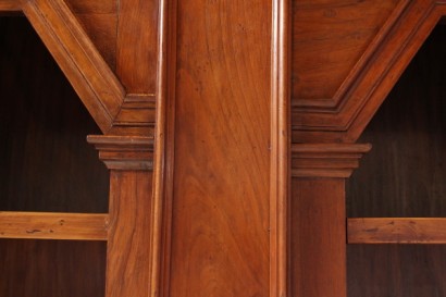 Biblioteca, siglo XX, nuez, hecha en Italia, #bottega, #neoriscimento, #dimanoinmano