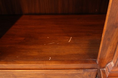 Biblioteca, siglo XX, nuez, hecha en Italia, #bottega, #neoriscimento, #dimanoinmano