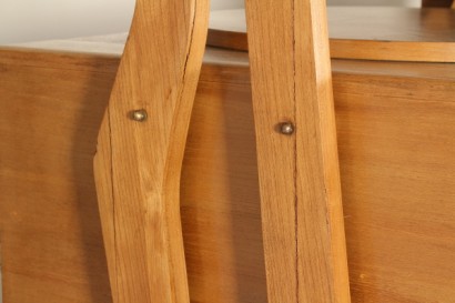 Bibliothèque, 50 ans, fabriqués en Italie, plaqué bois, cerisier, acajou, #modernariato, #mobilio, #dimanoinmano