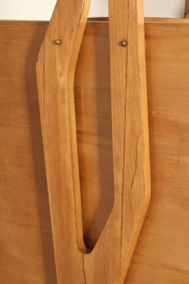 Bibliothèque, 50 ans, fabriqués en Italie, plaqué bois, cerisier, acajou, #modernariato, #mobilio, #dimanoinmano