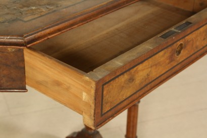coffee table, walnut, burlwood, 800, made in italy, #antiquariato, #tavolini, #dimanoinmano