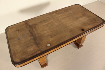 table, 900, noyer, Burr, #bottega, #artdeco, #dimanoinmano