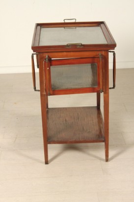 mesa de centro, vitrina, 900, hecho en Italia, cereza, #bottega, #liberty, #dimanoinmano