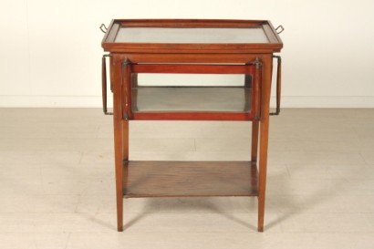 mesa de centro, vitrina, 900, hecho en Italia, cereza, #bottega, #liberty, #dimanoinmano